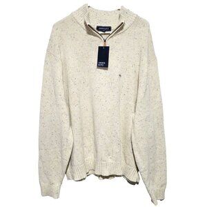 Crown & Ivy Pullover Sweater XXL NWT Men's Ivory Heathered